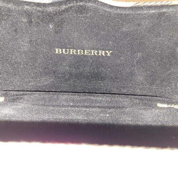 AUTHENTIC Burberry Nova Check Red White Black Tan Plaid Eyeglasses Hard Case main image 4